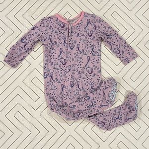 EGG Purple Mermaid Footie Pajama